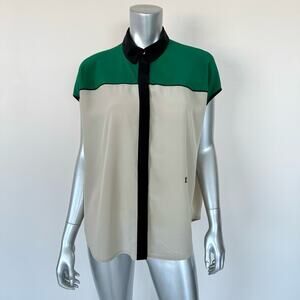 Louis Vuitton silk blouse size 44 IT or 8 US Authentic